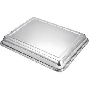 Stainless Steel Baking Sheets Set of 3 Cookie Sheet Pan,13.6x17.5x1.9 Inches
